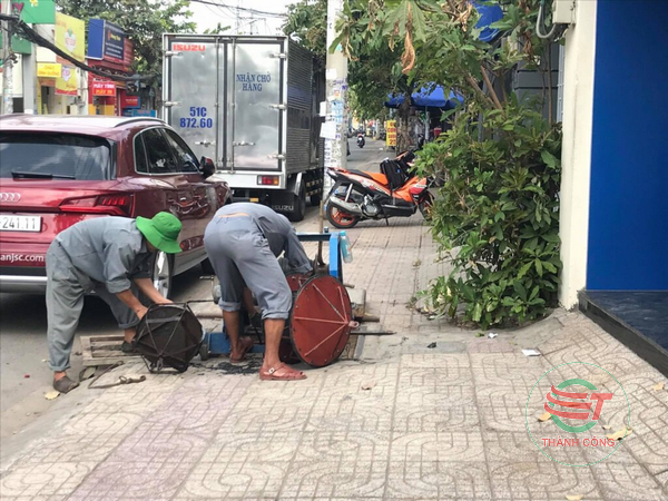 nạo vét hố ga tại Thường Tín